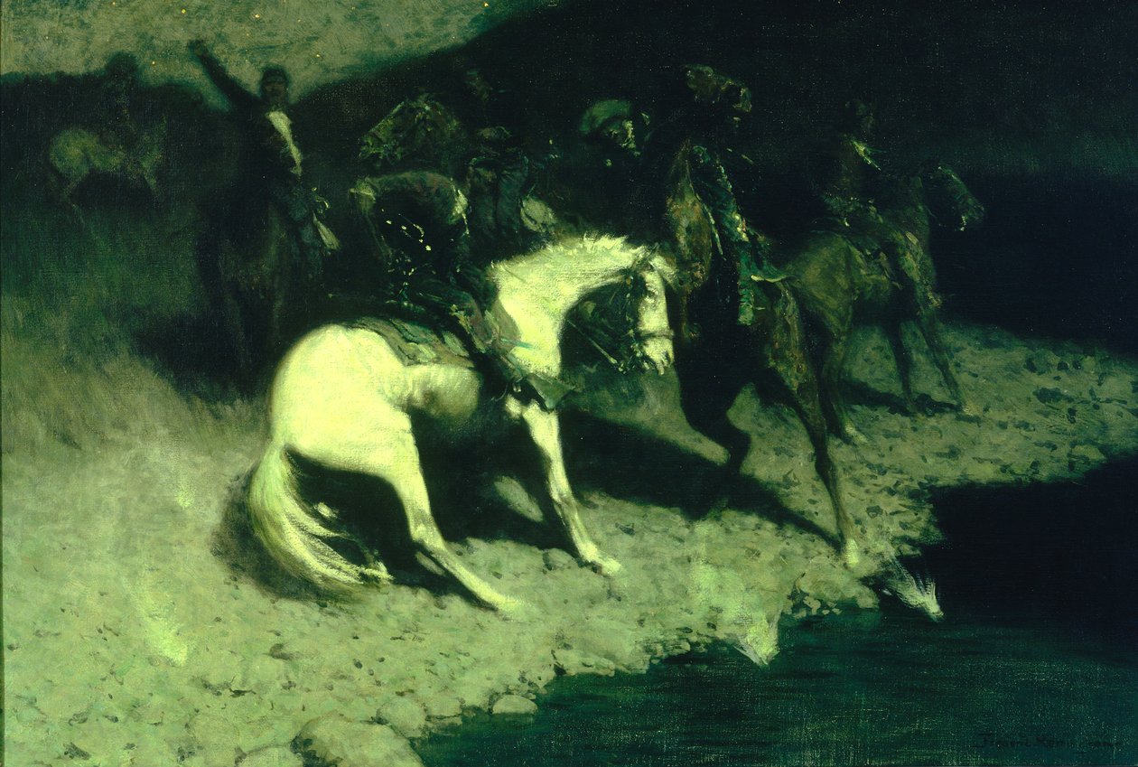 Beschossen von Frederic Remington