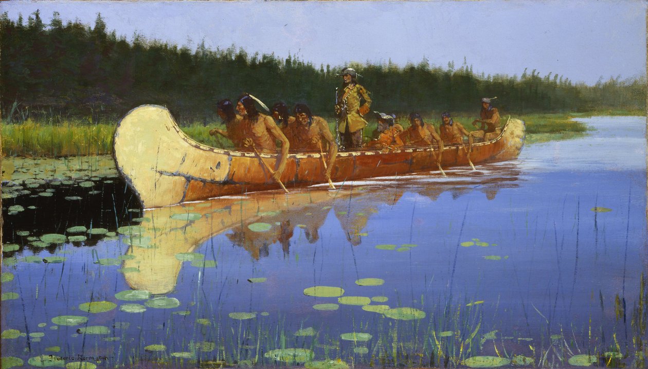 Radisson und Groseilliers von Frederic Remington