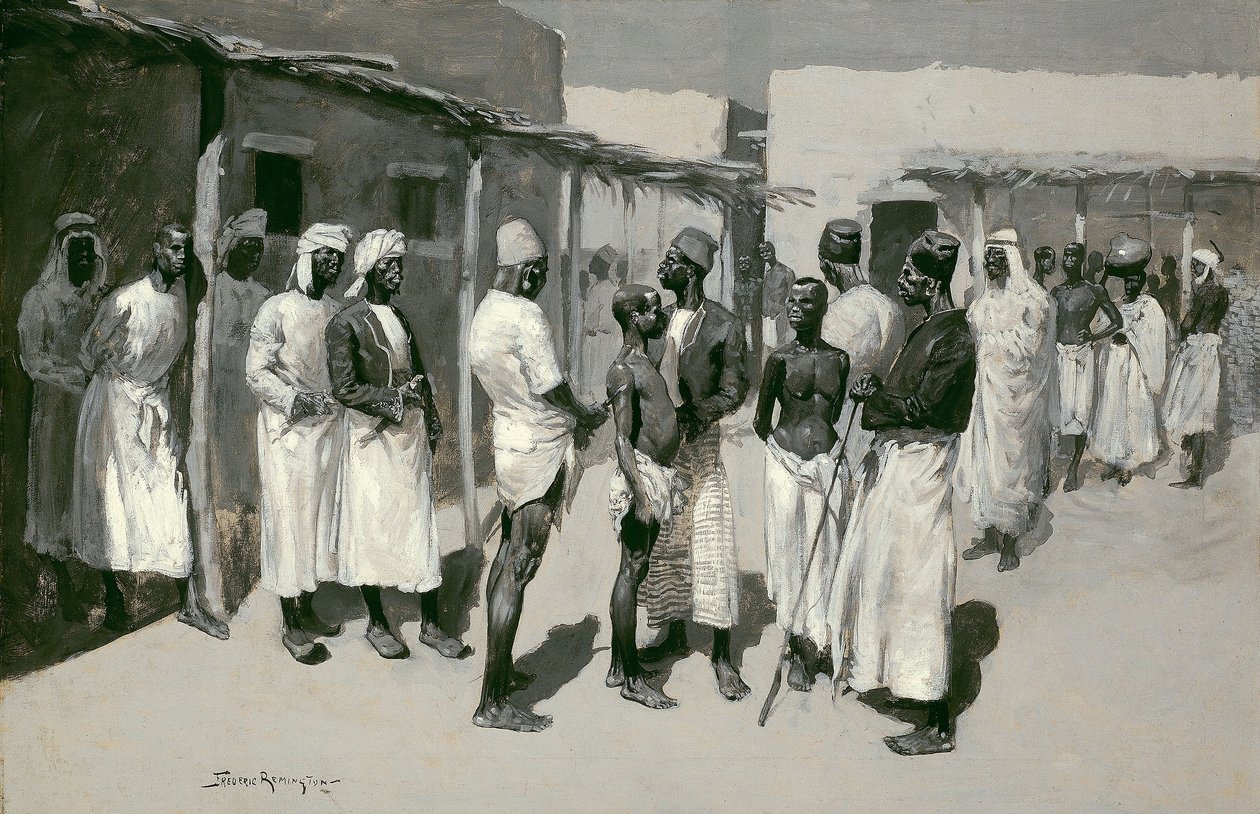 Sklavenmarkt von Frederic Remington
