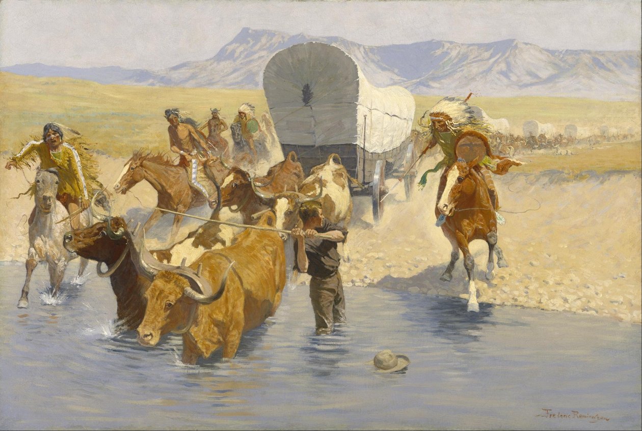 Die Auswanderer von Frederic Remington