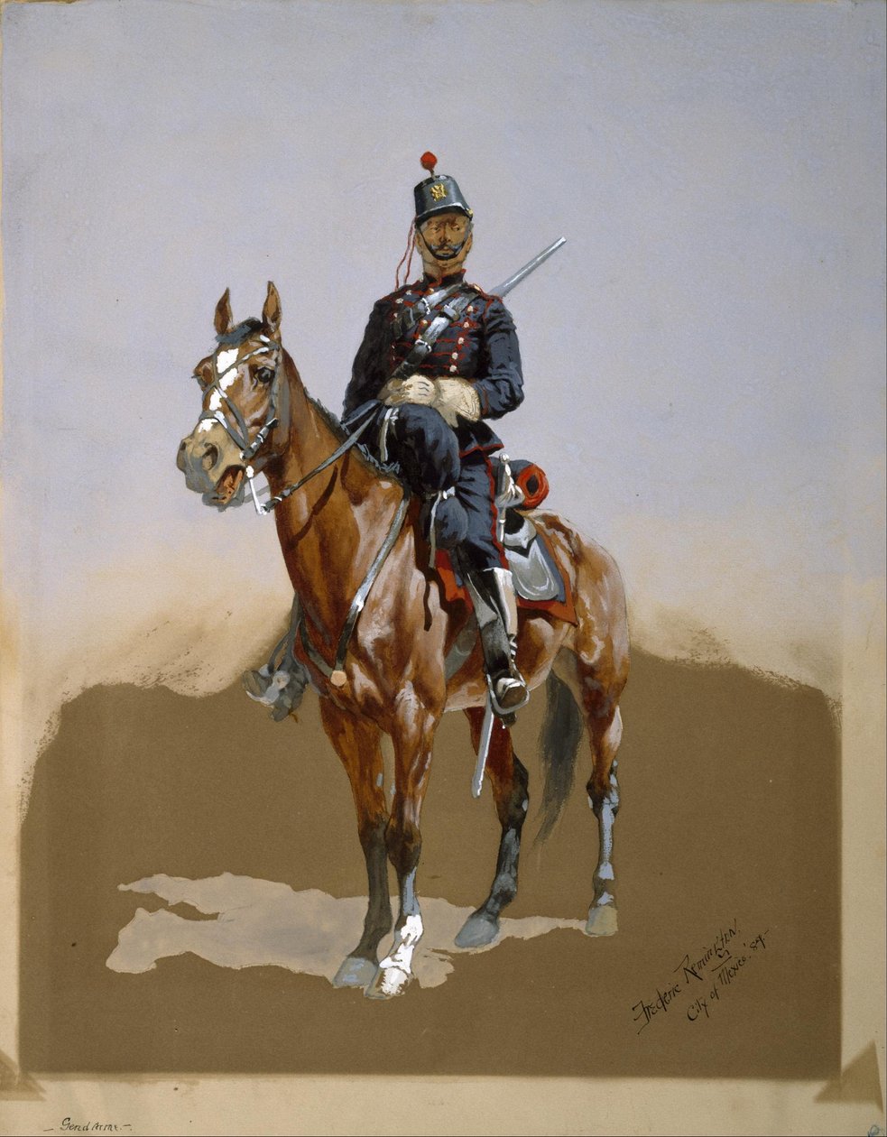 Der Gendarm von Frederic Remington
