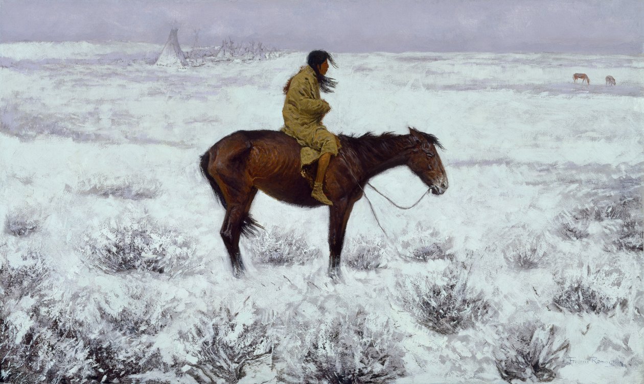 Der Hirtenjunge, um 1905 von Frederic Remington