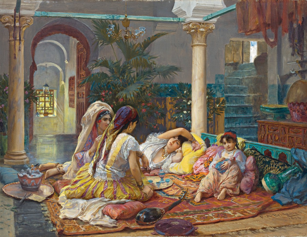 Im Harem von Frederick Arthur Bridgman