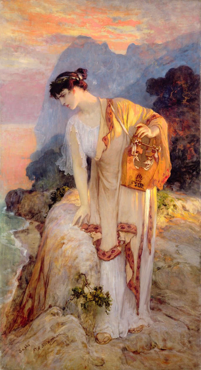 Sappho ca. 1910 von Frederick Arthur Bridgman