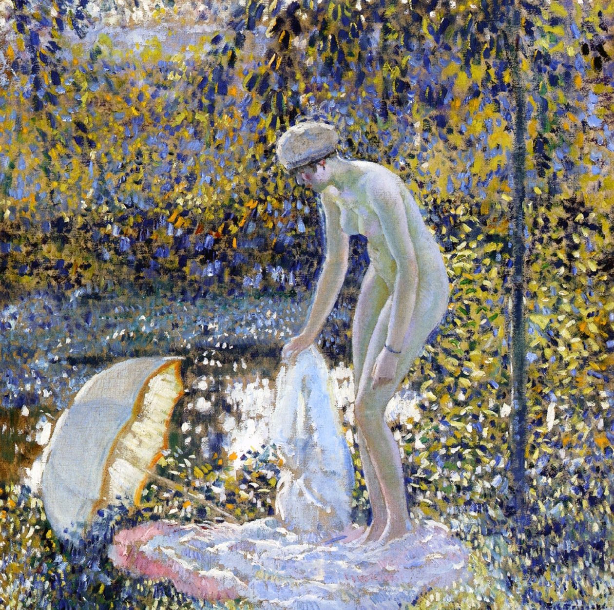 Badende, ca. 1907-14 von Frederick Carl Frieseke