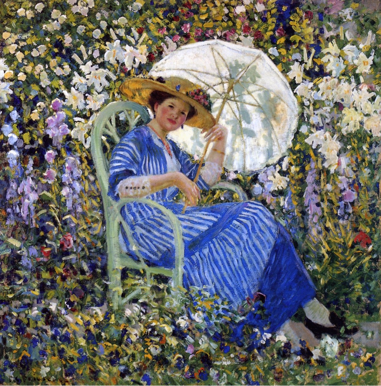 Im Garten, ca. 1910-11 von Frederick Carl Frieseke