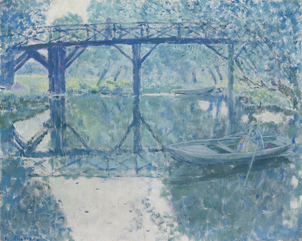 Die Brücke - Giverny von Frederick Carl Frieseke