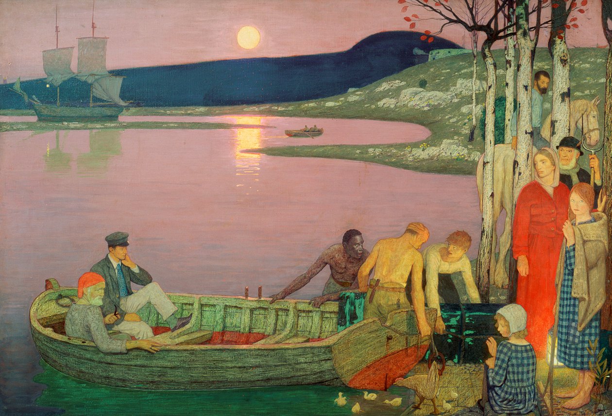 Der Ruf des Meeres, 1925 von Frederick Cayley Robinson