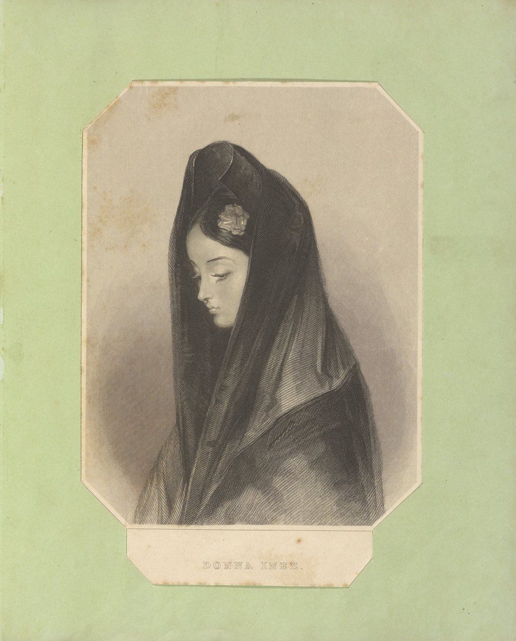 Donna Inez von Frederick Christian Lewis