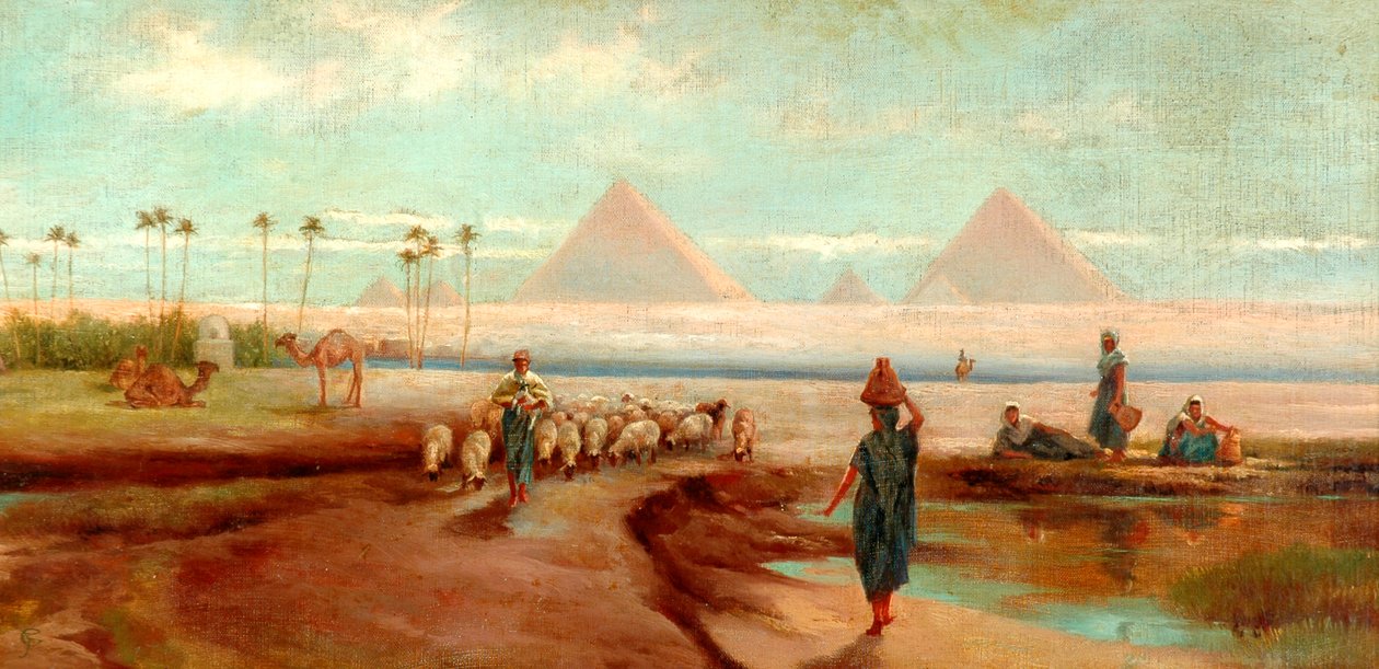 Vor Kairo von Frederick Goodall