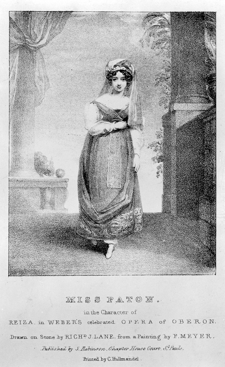 Mary Ann Paton als Reiza in Webers 
