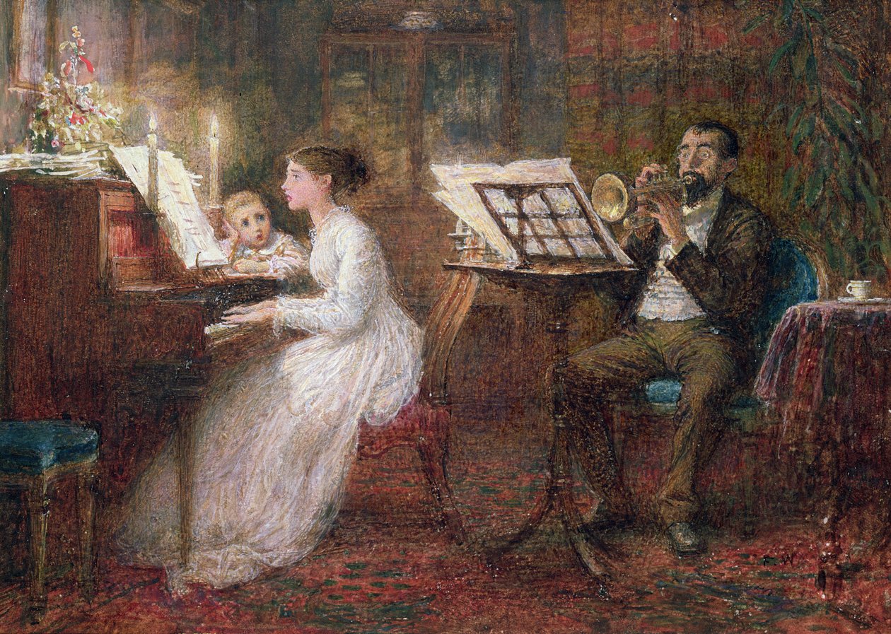 Die Musikstunde von Frederick Walker