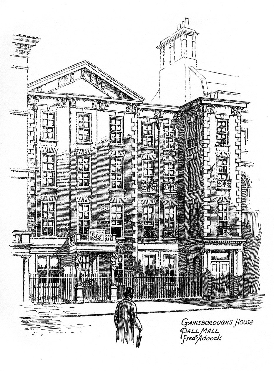 Gainsboroughs Haus, Pall Mall, London, 1912 von Frederick Adcock