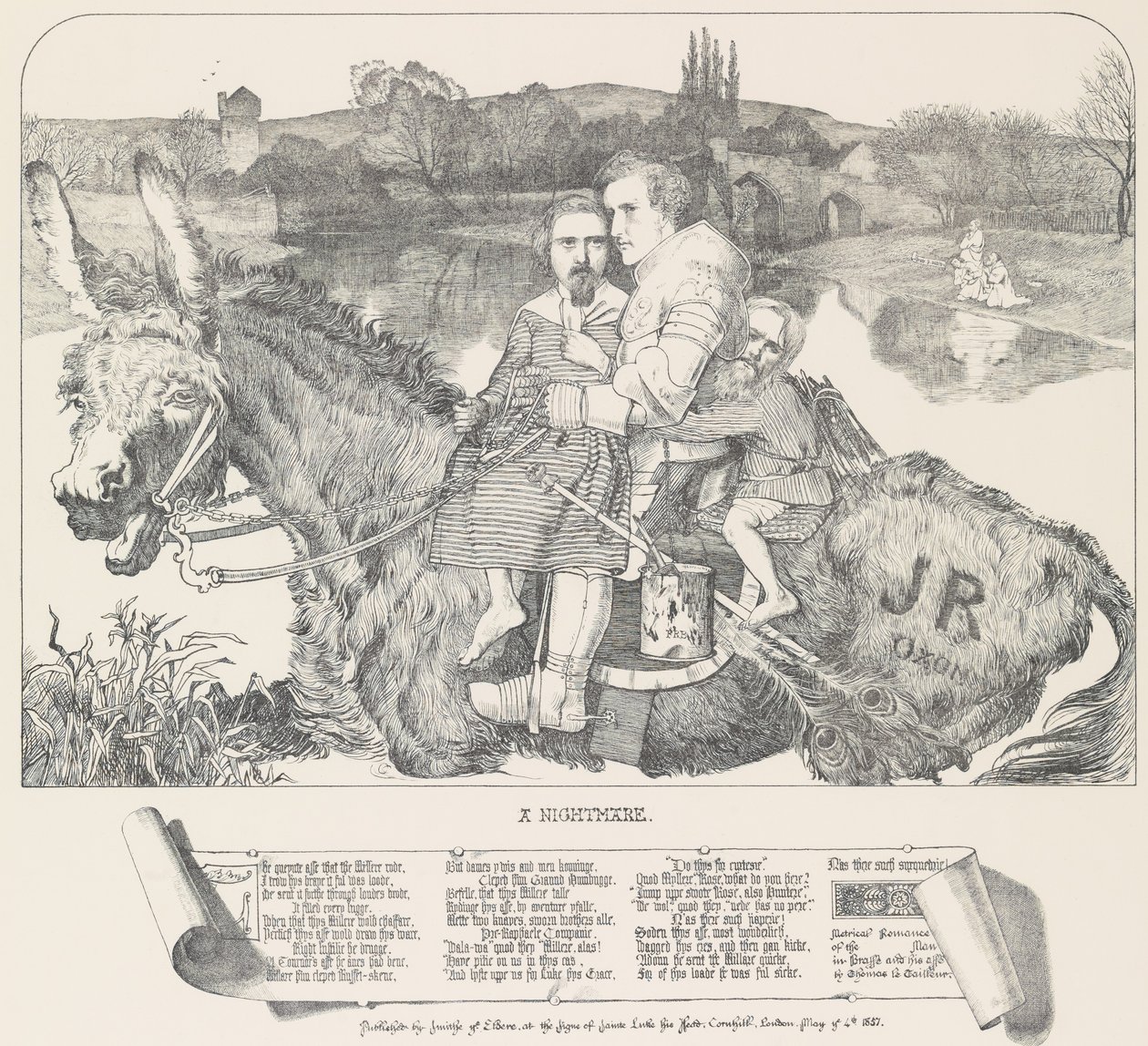 Ein Albtraum, 4. Mai 1857 von Frederick Augustus Sandys