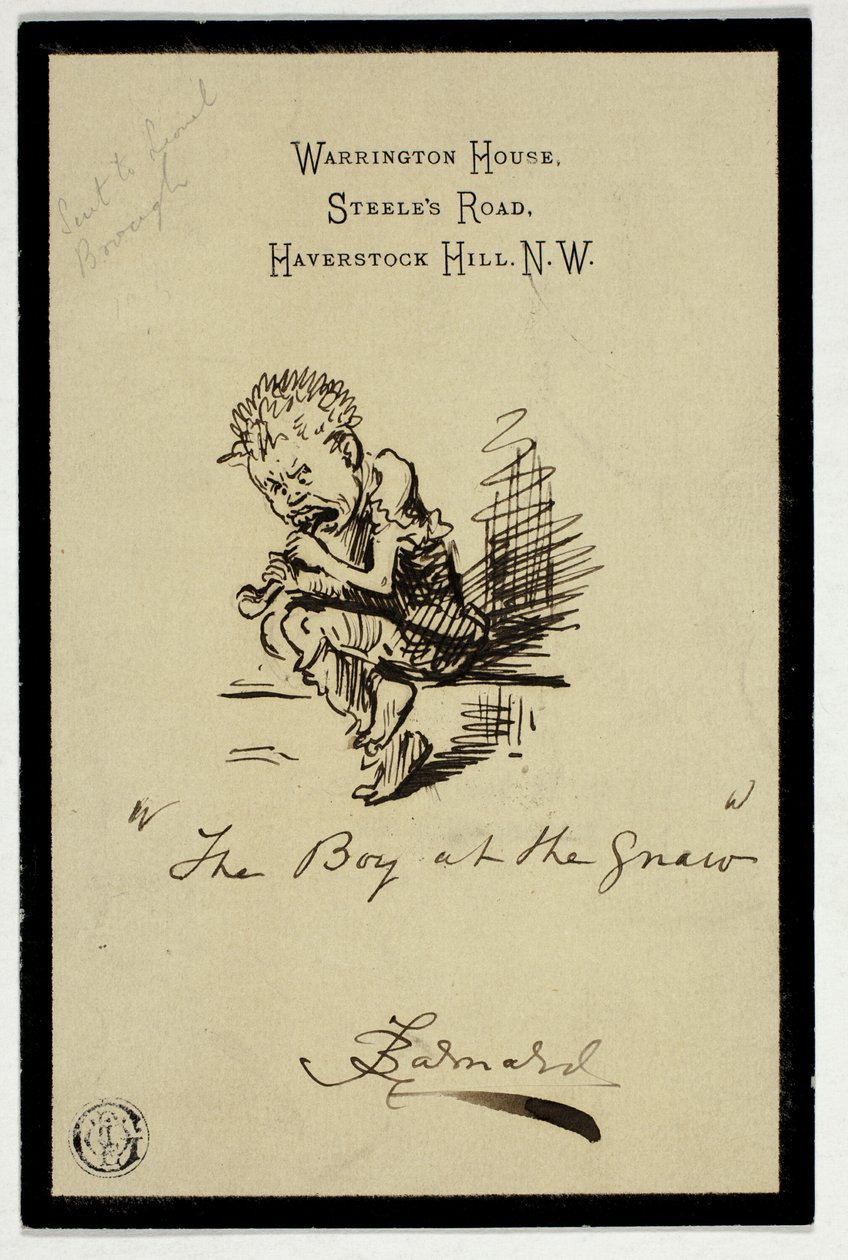 Der Junge am Nagen von Frederick Barnard
