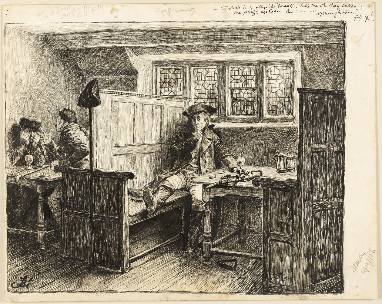 Der Lauscher von Frederick Barnard