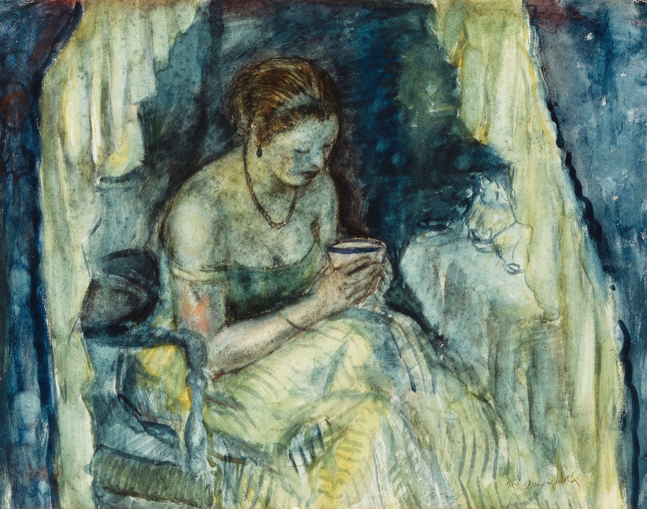 Eine Tasse Tee von Frederick Carl Frieseke