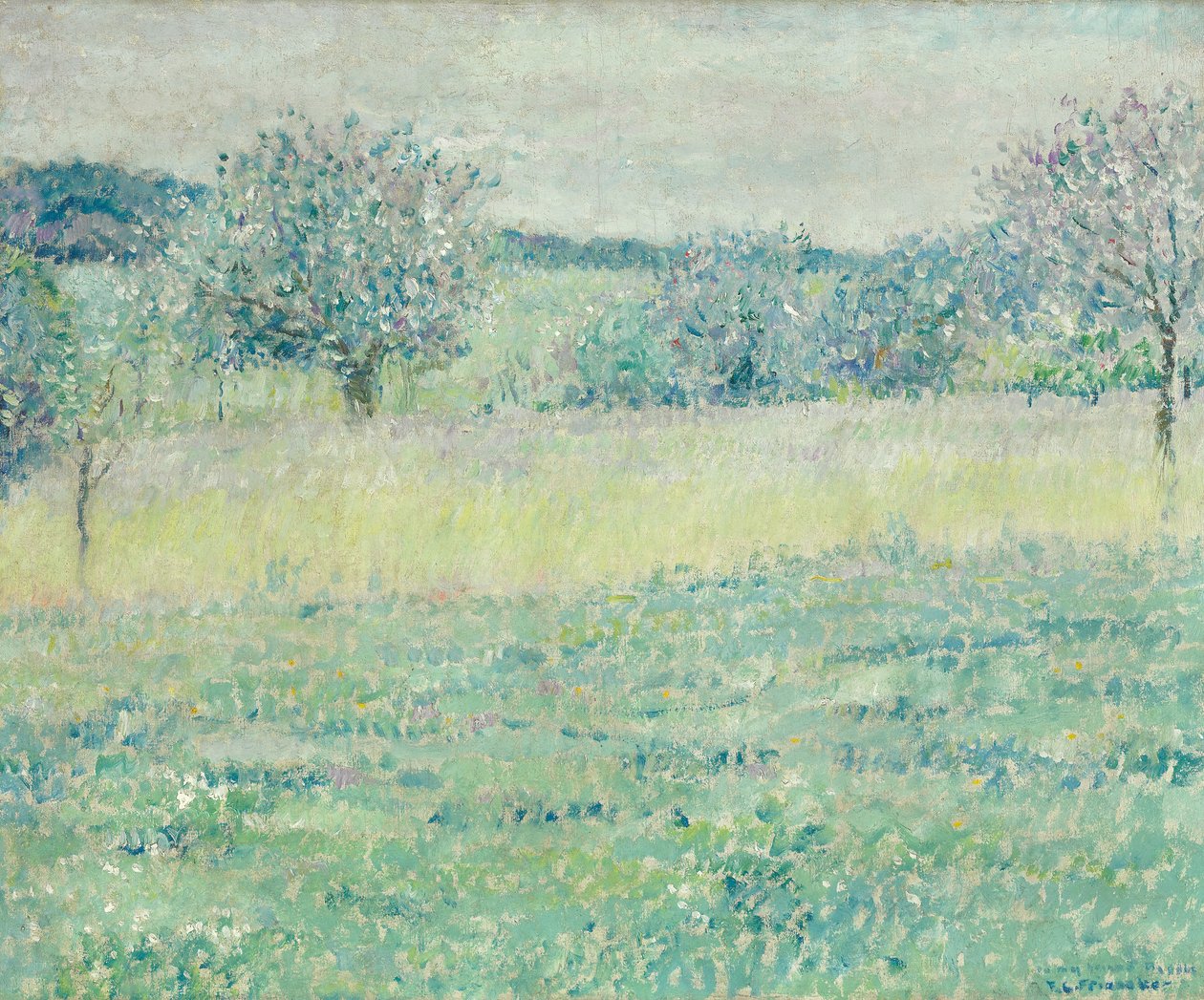 Landschaft von Giverny von Frederick Carl Frieseke