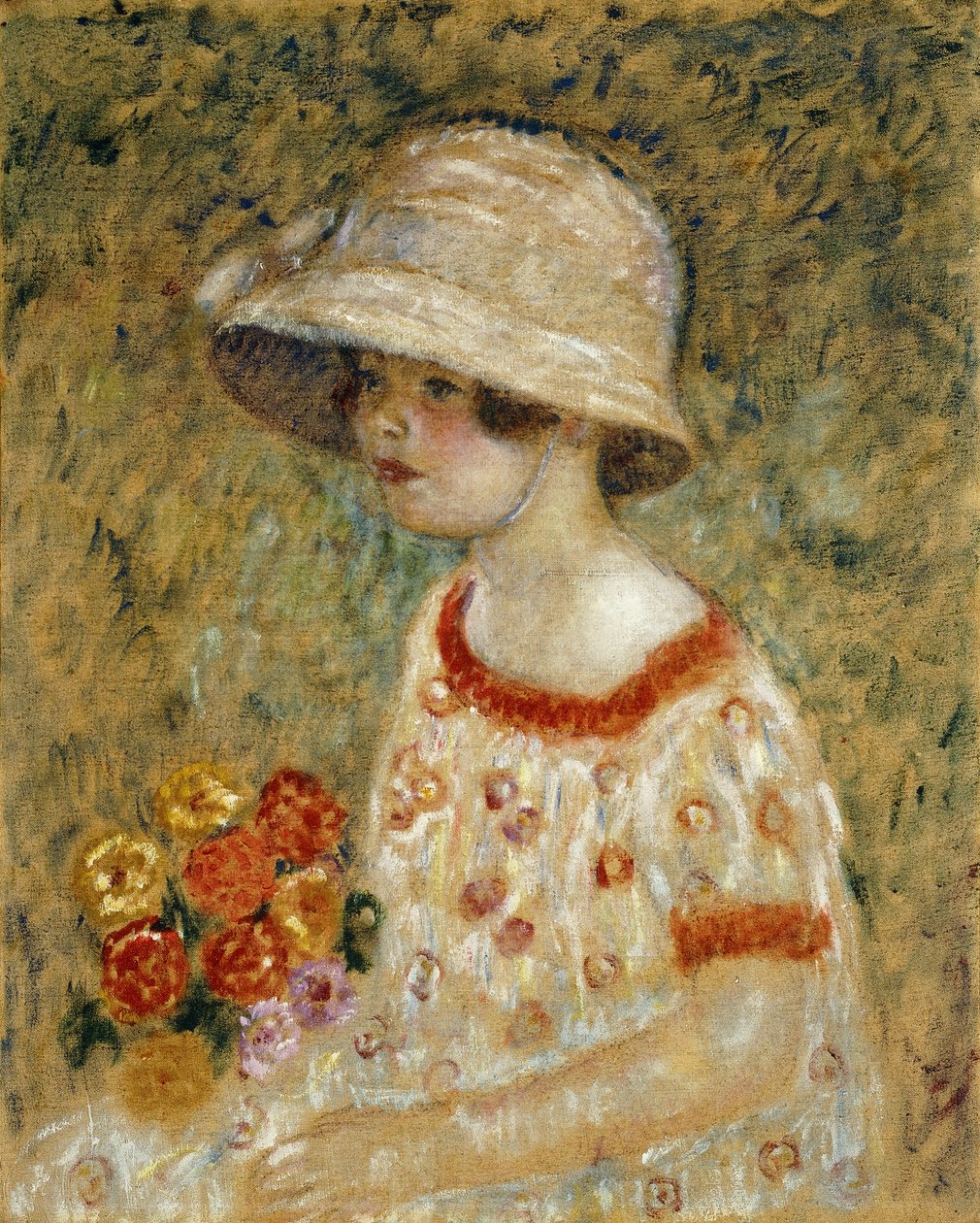 Porträt von Frances Kilmer von Frederick Carl Frieseke