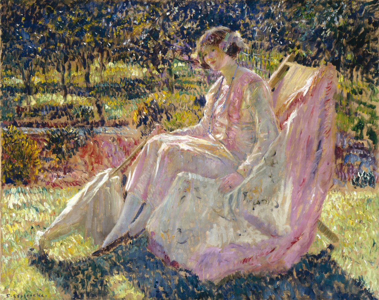 Sonnenbad, ca. 1913 von Frederick Carl Frieseke