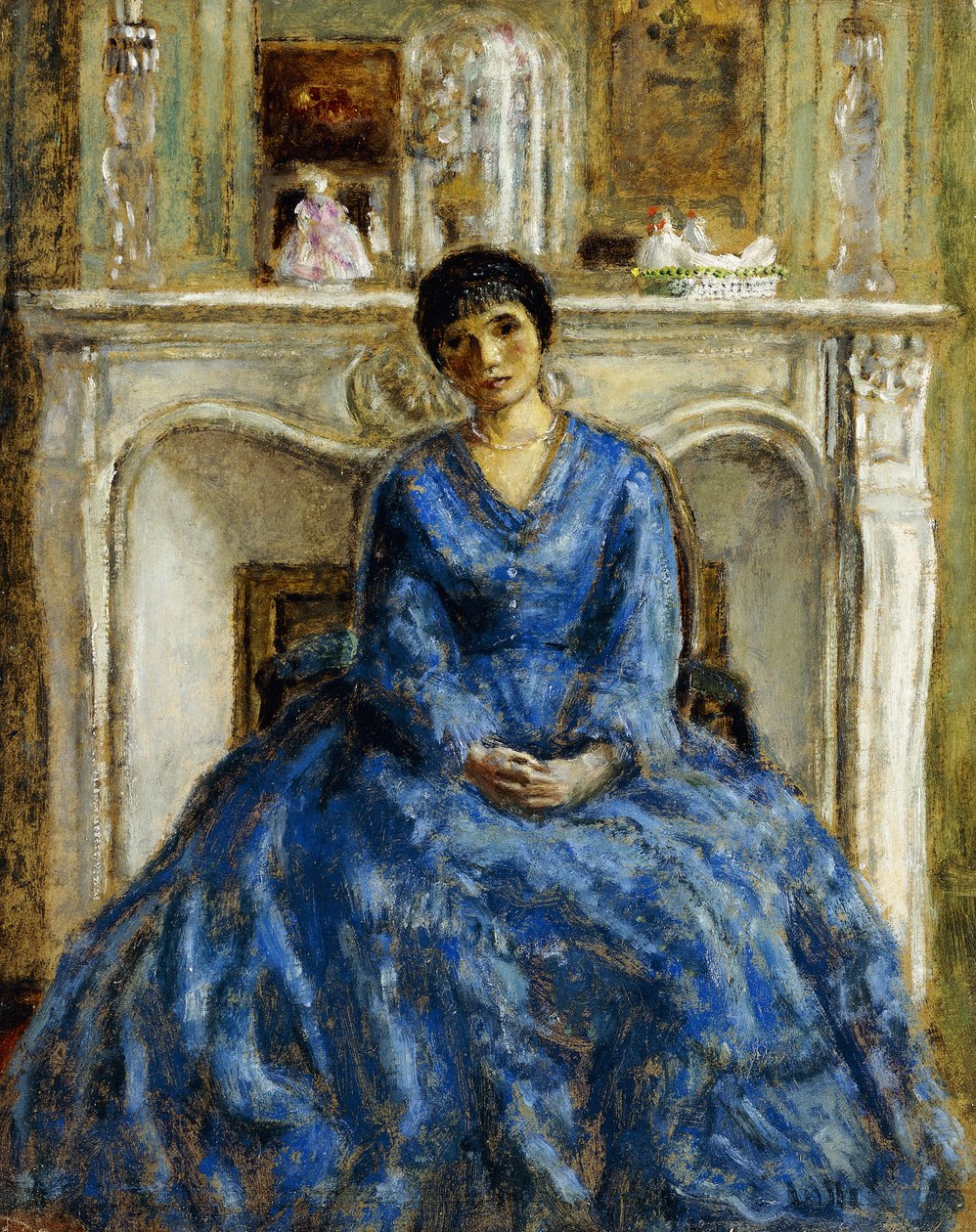 Das blaue Kleid von Frederick Carl Frieseke
