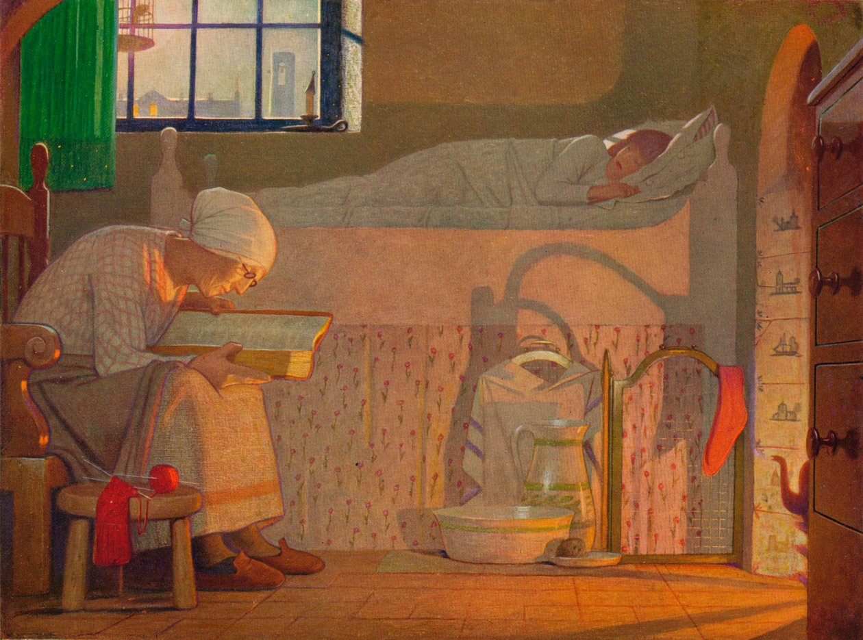 Das Wort, ca. 1922 von Frederick Cayley Robinson