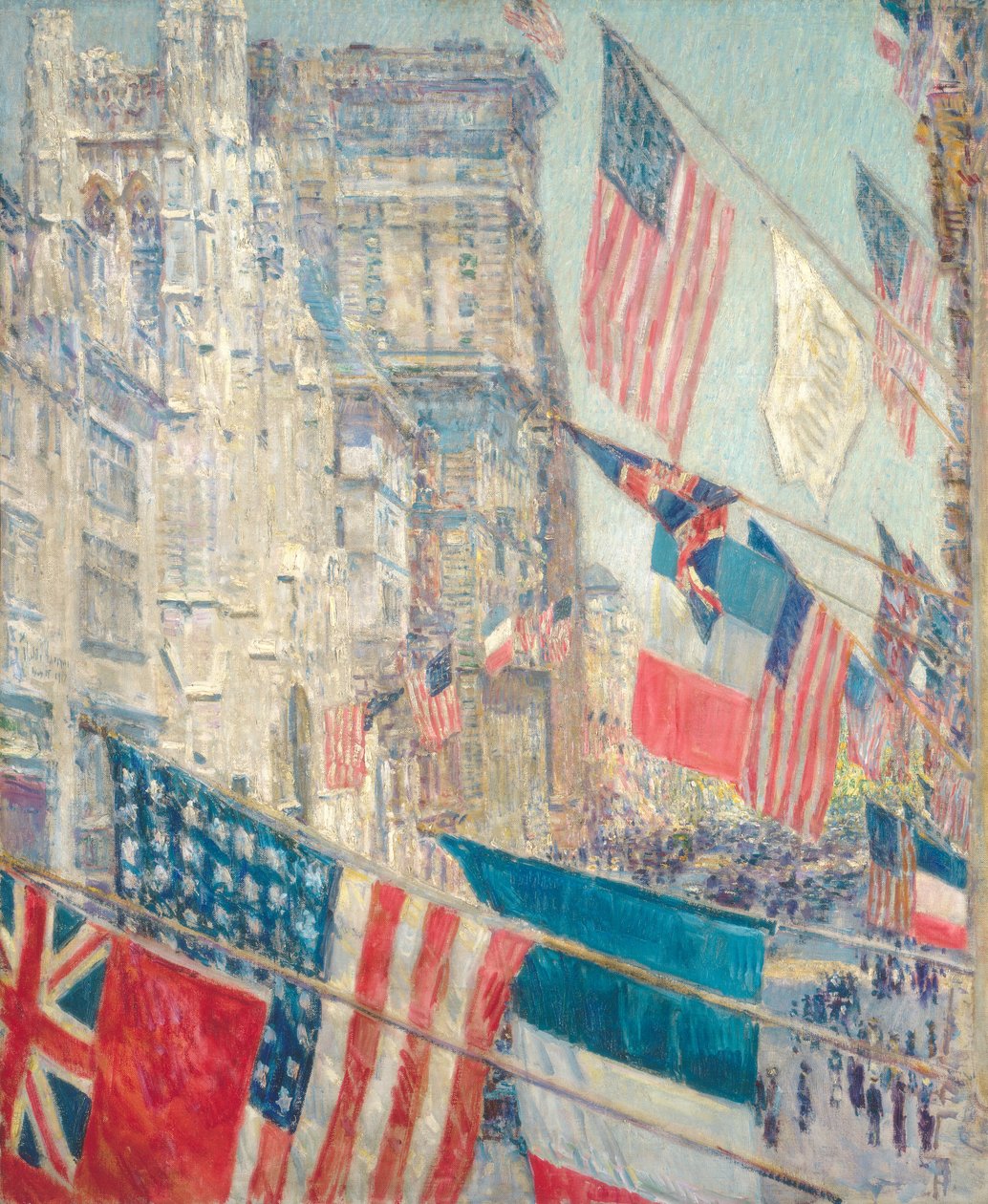 Alliierter Tag, Mai 1917, 1917 von Frederick Childe Hassam