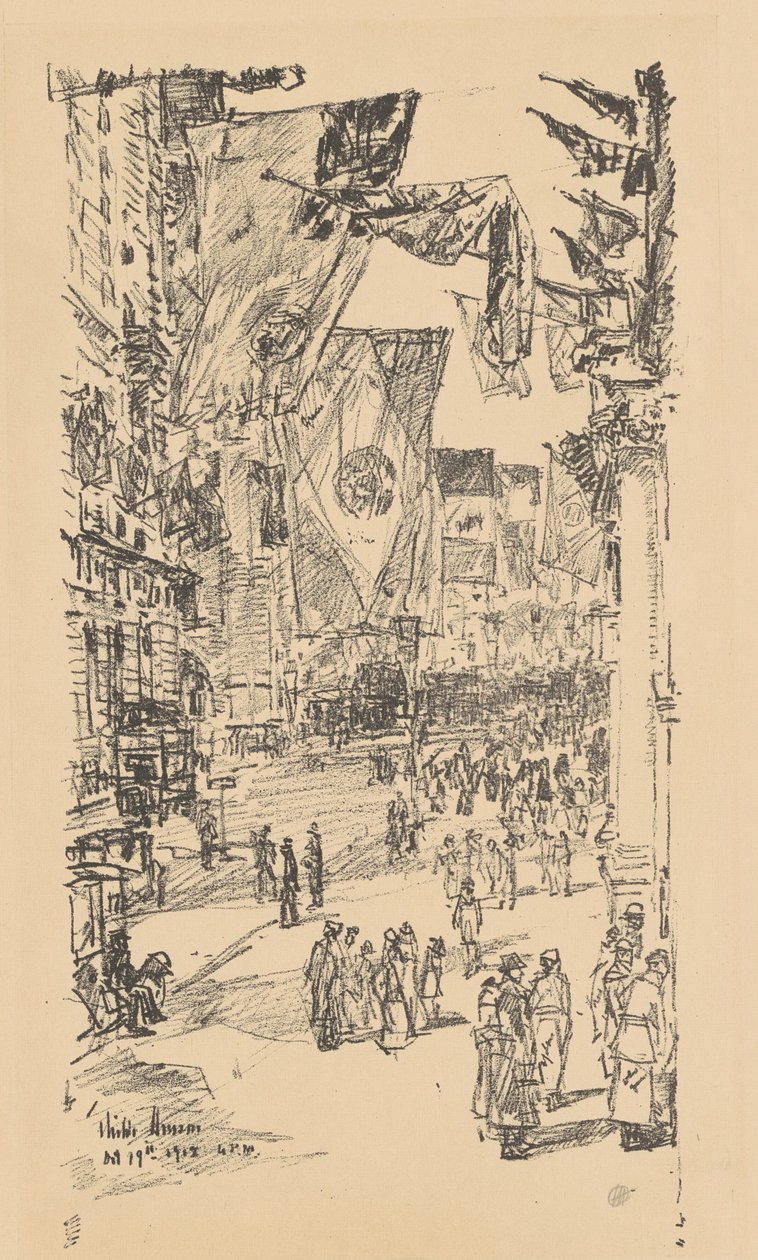 Allee der Alliierten, 1918 von Frederick Childe Hassam