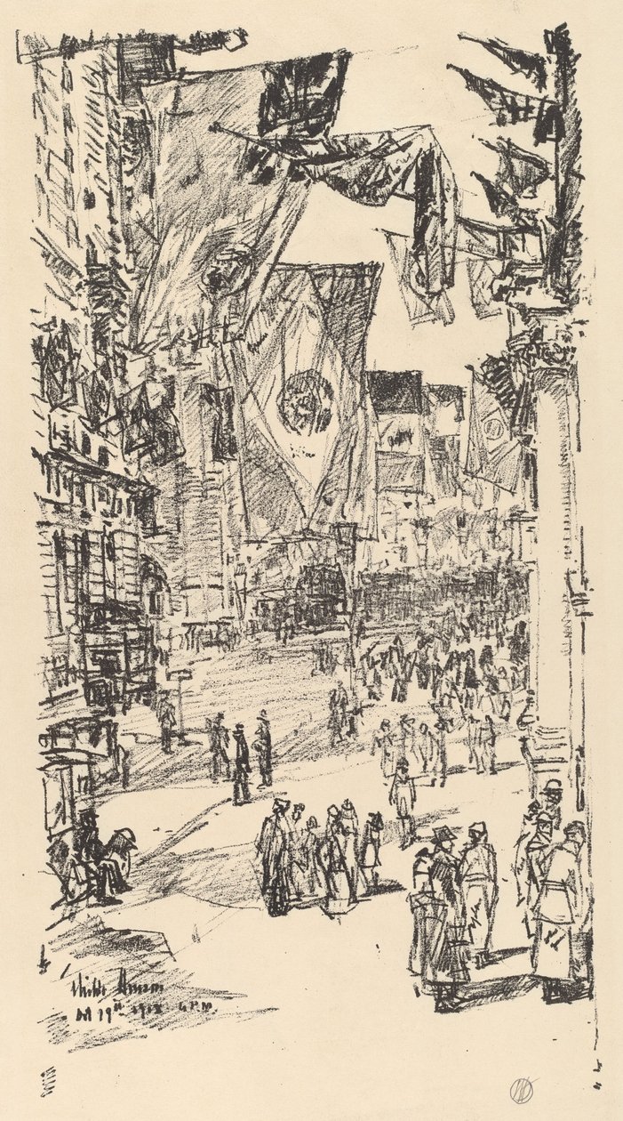 Allee der Verbündeten, 1918 von Frederick Childe Hassam
