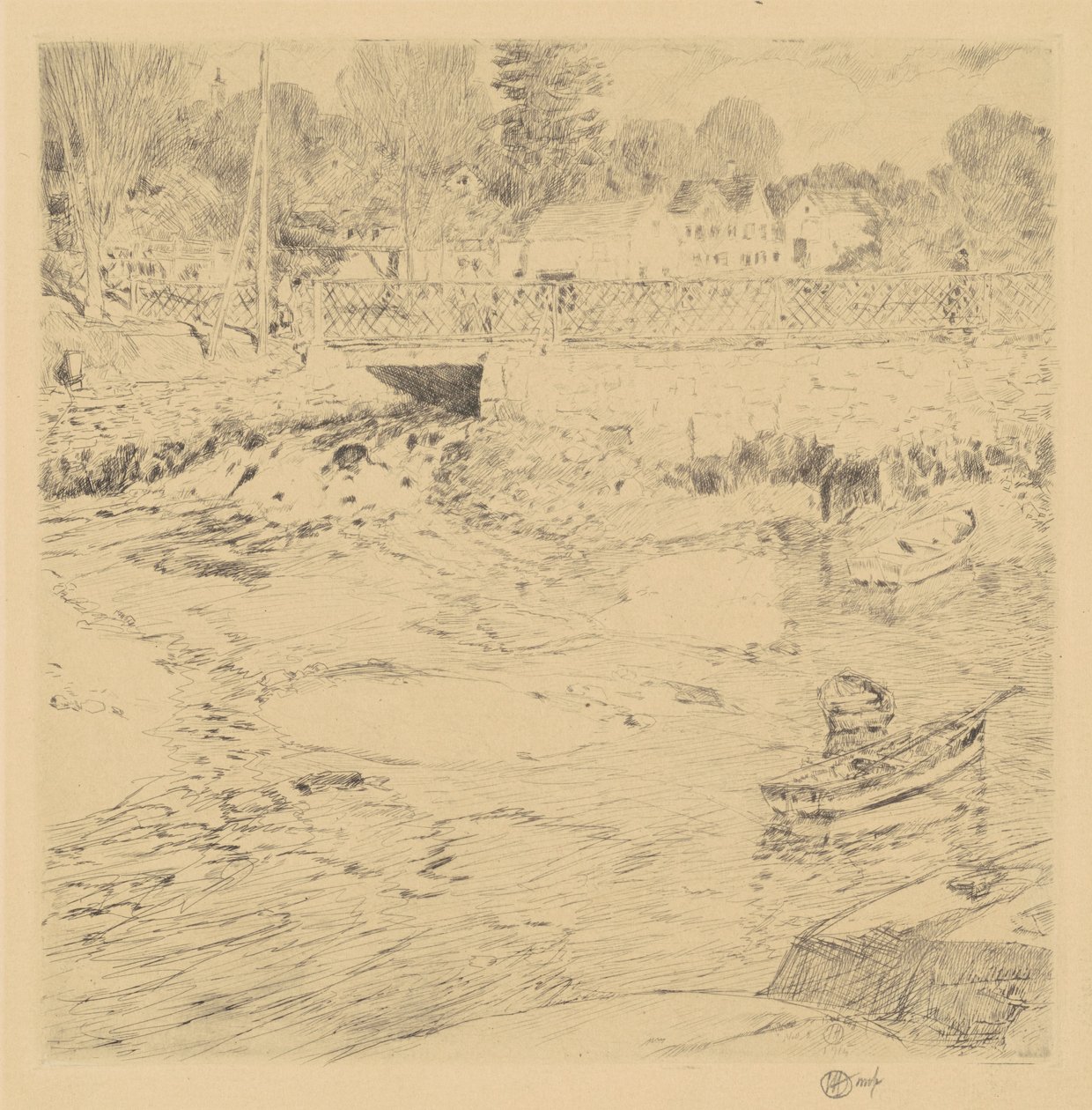 Alte Spitze von Frederick Childe Hassam