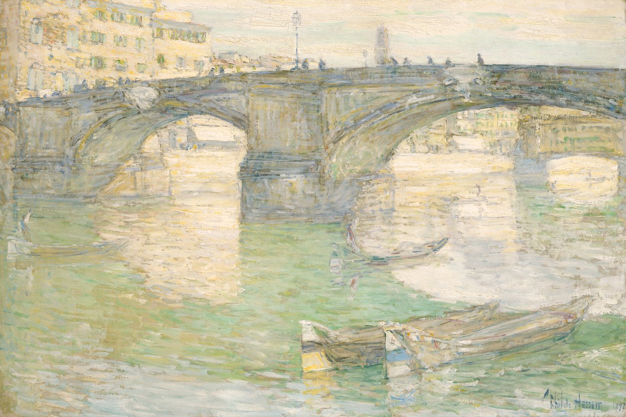 Ponte Santa Trinità, 1897 von Frederick Childe Hassam