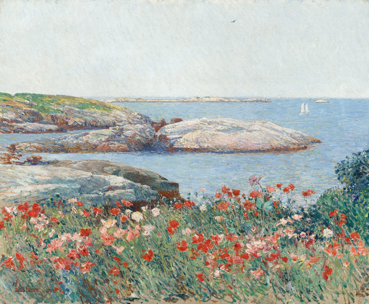 Mohnblumen, Isles of Shoals, 1891 von Frederick Childe Hassam