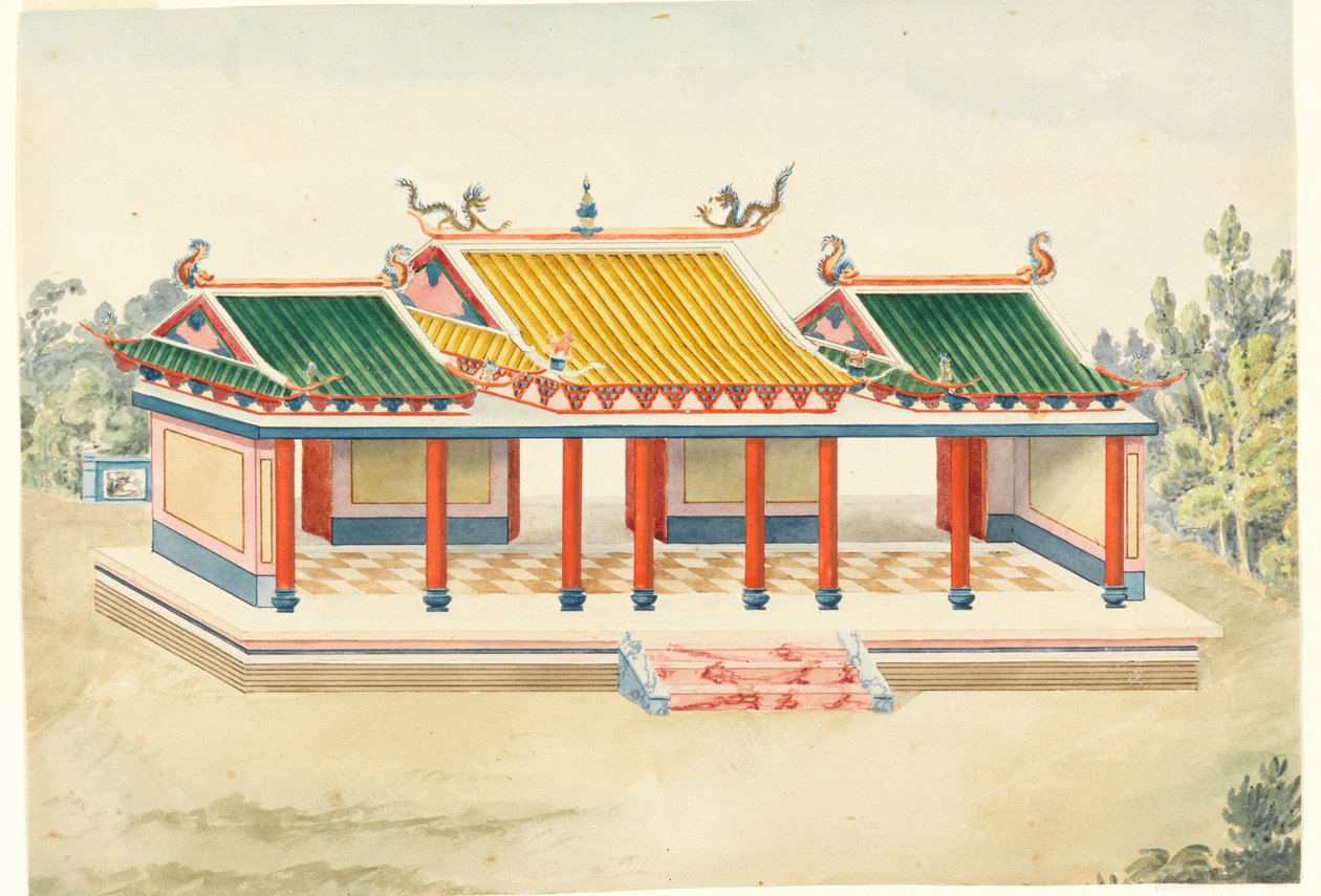 Chinoiserie-Pavillon von Frederick Crace