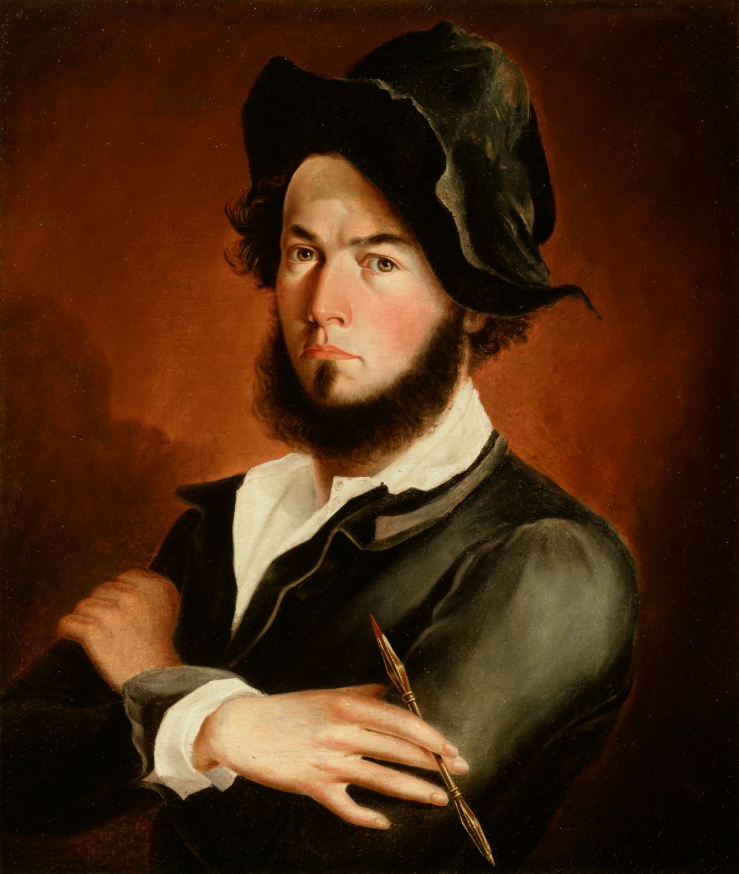 Selbstporträt, 1845 von Frederick E. Cohen