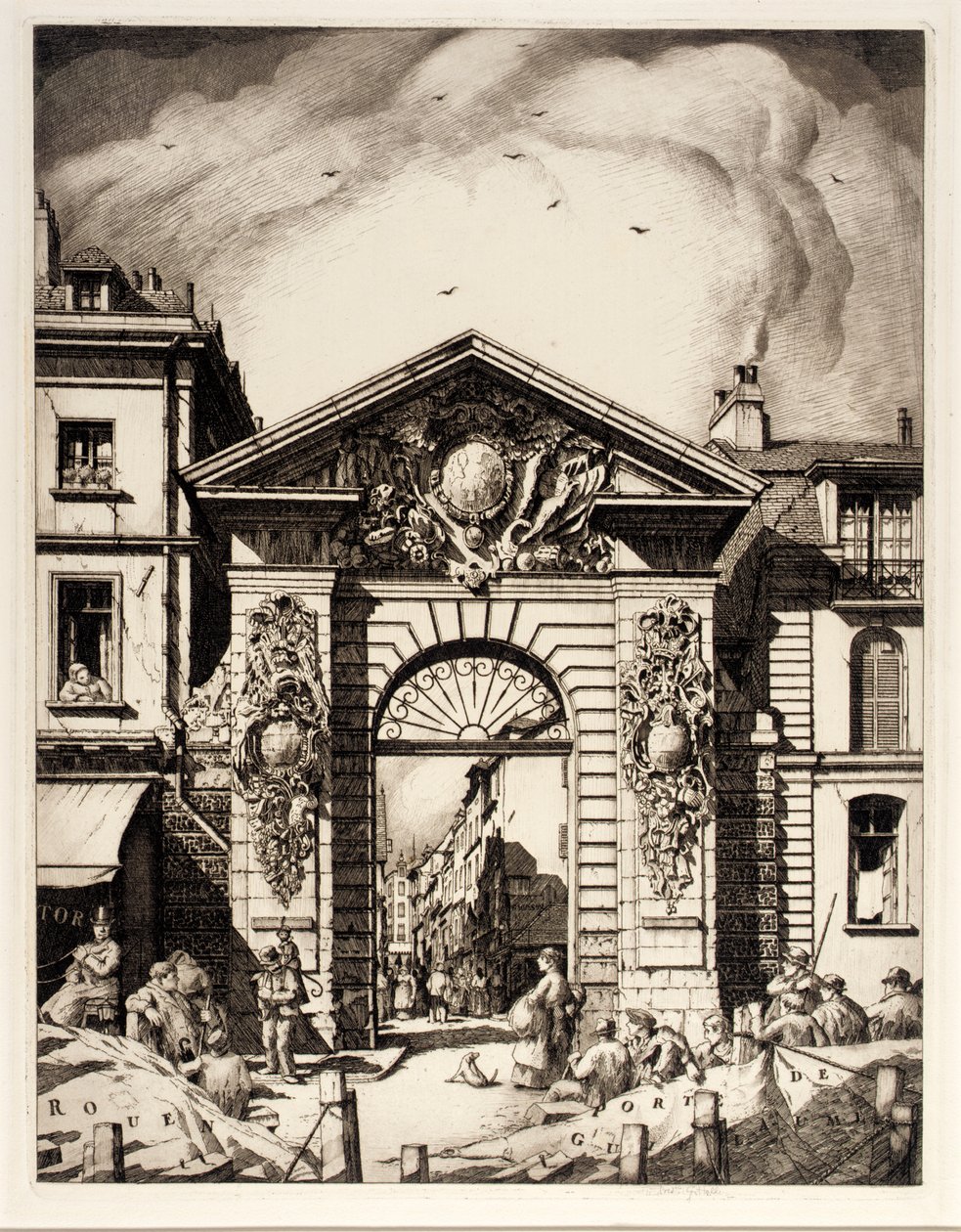 Rouen, Porte de Guillaume von Frederick G. Hall