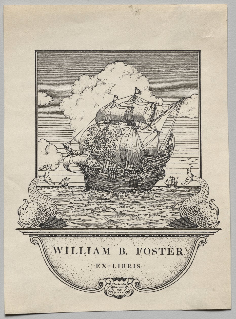 Exlibris: William B. Foster von Frederick Garrison Hall