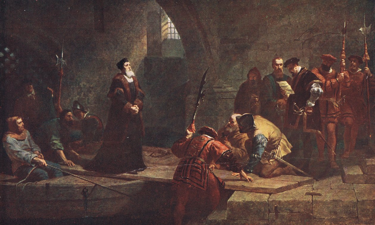 Cranmer am Verrätertor von Frederick Goodall