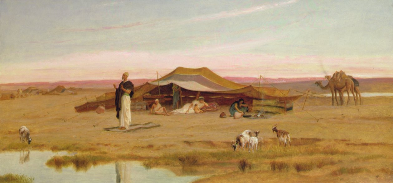 Das Abendgebet des Scheichs von Frederick Goodall
