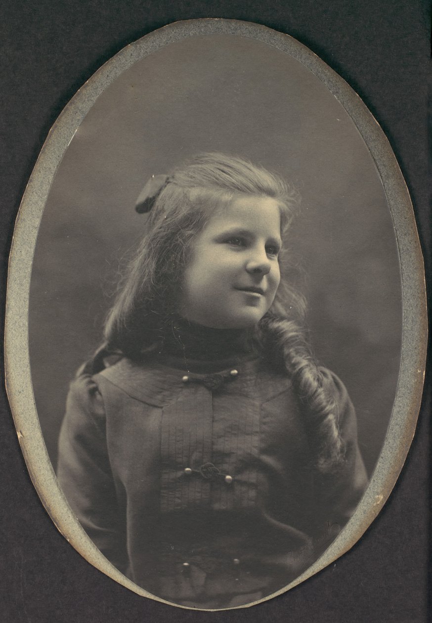 Mädchen mit Locken, Halbfigur von Frederick Gutekunst