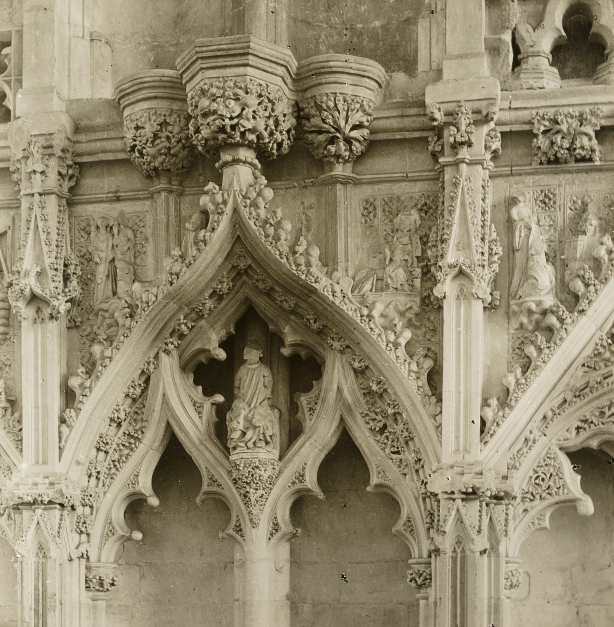 Ely Cathedral: Lady Chapel, Details von Frederick H. Evans
