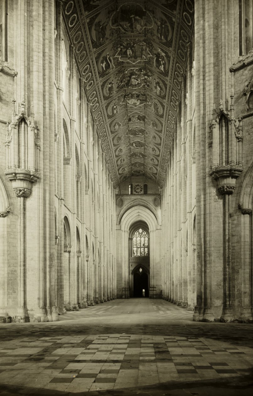 Ely-Kathedrale: Kirchenschiff, nach Westen von Frederick H. Evans