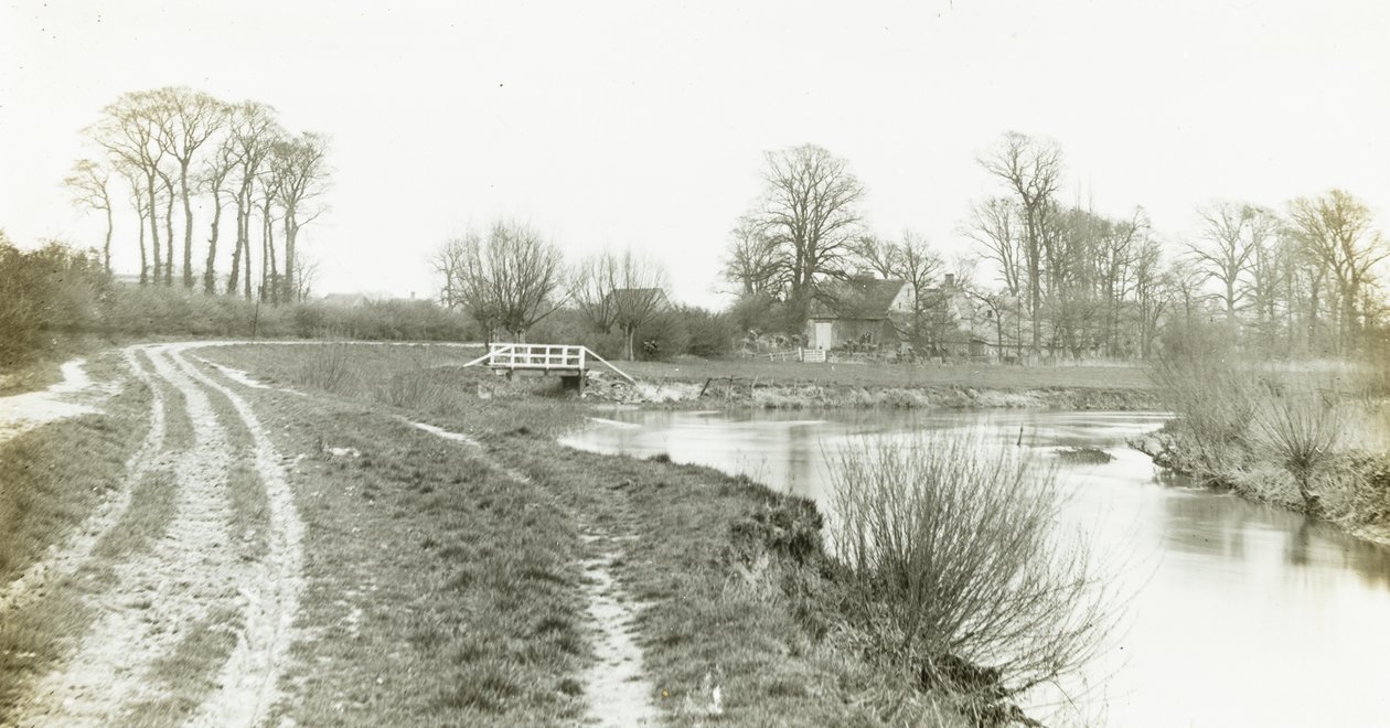 Kelmscott Manor: Vom Thames von Frederick H. Evans