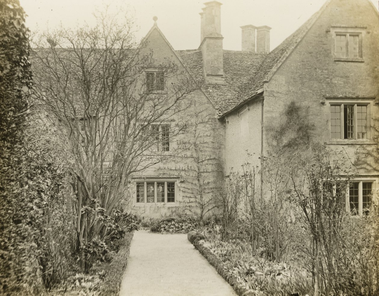 Kelmscott Manor: Die Gartenseite von Frederick H. Evans