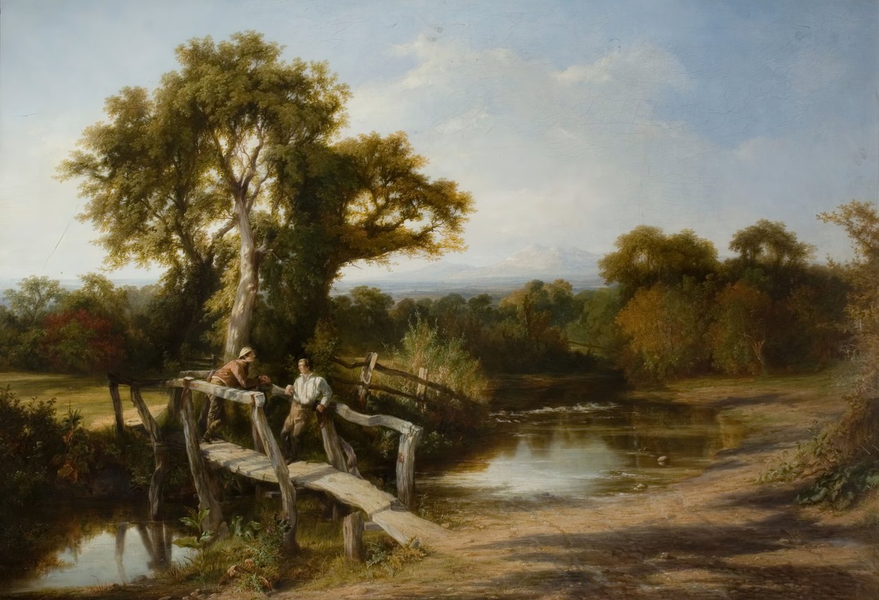 Herbstlandschaft in Worcestershire von Frederick Henry Henshaw