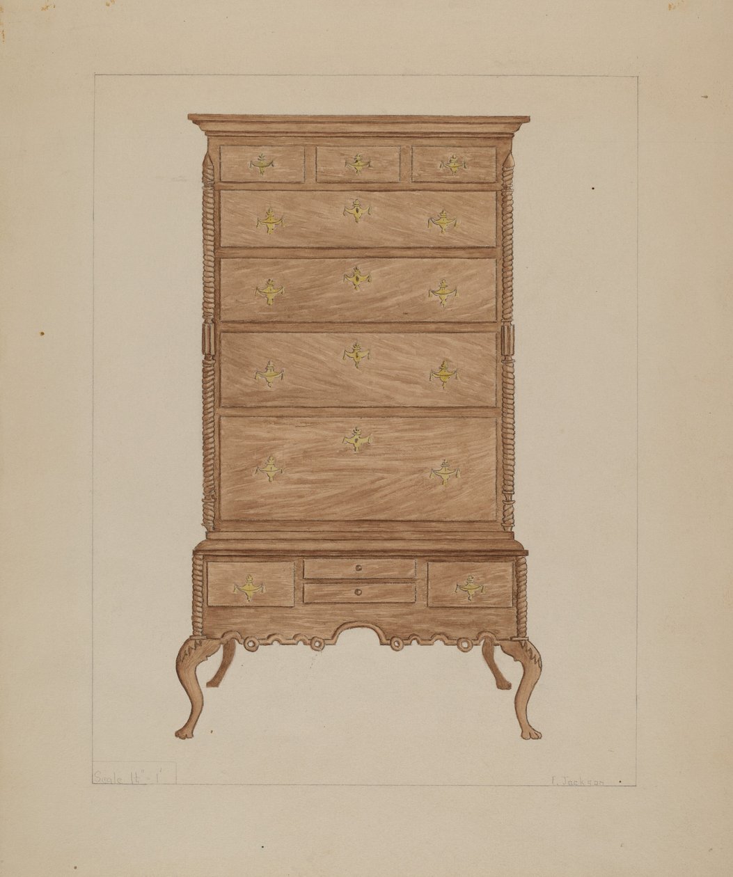 Hoher Schrank von Frederick Jackson