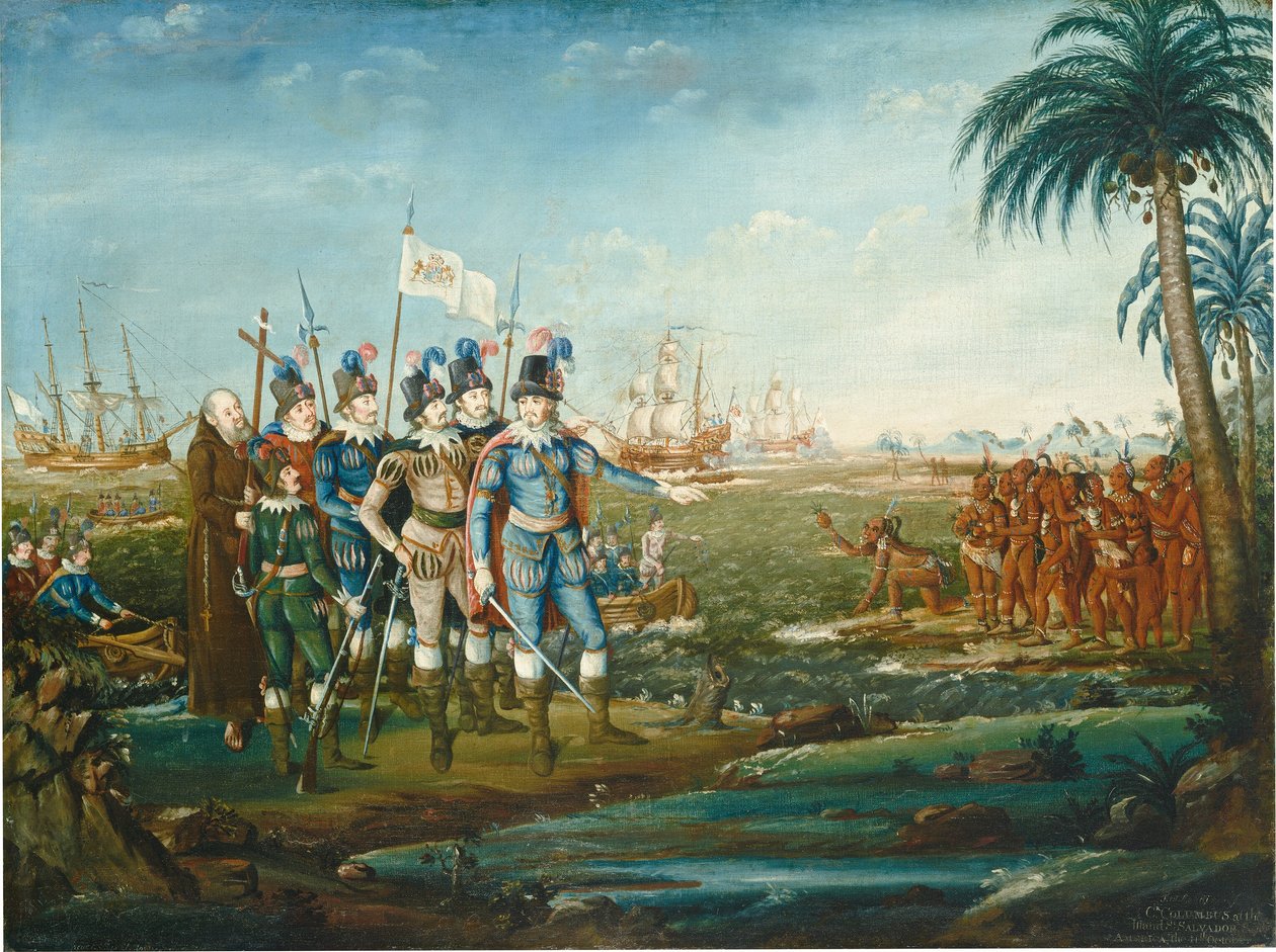 Erste Landung von Christoph Kolumbus von Frederick Kemmelmeyer