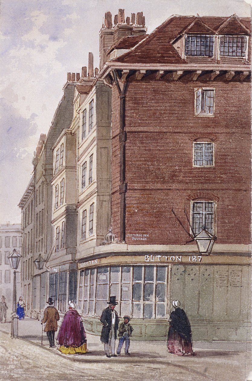 Fleet Street, London von Frederick Napoleon Shepherd