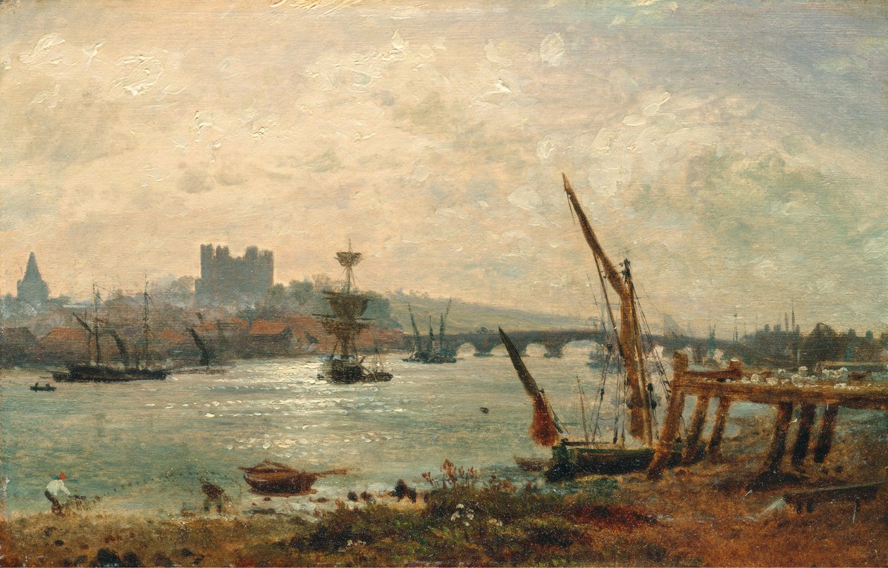 Rochester Kathedrale und Burg von Frederick Nash