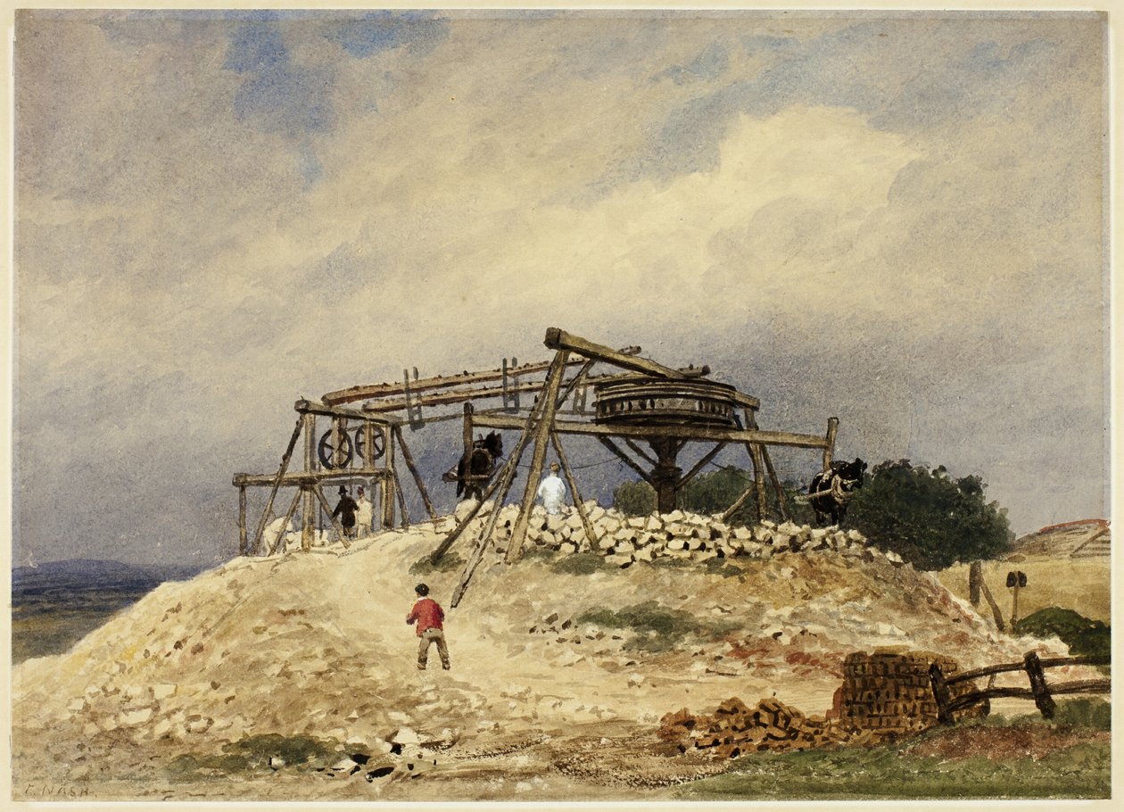 Spitze des Minenschachts von Frederick Nash