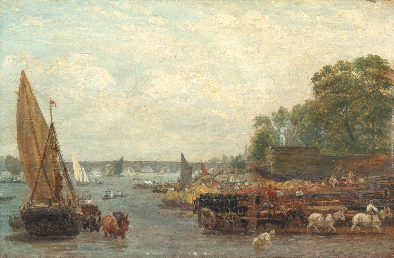Westminster Bridge von Frederick Nash